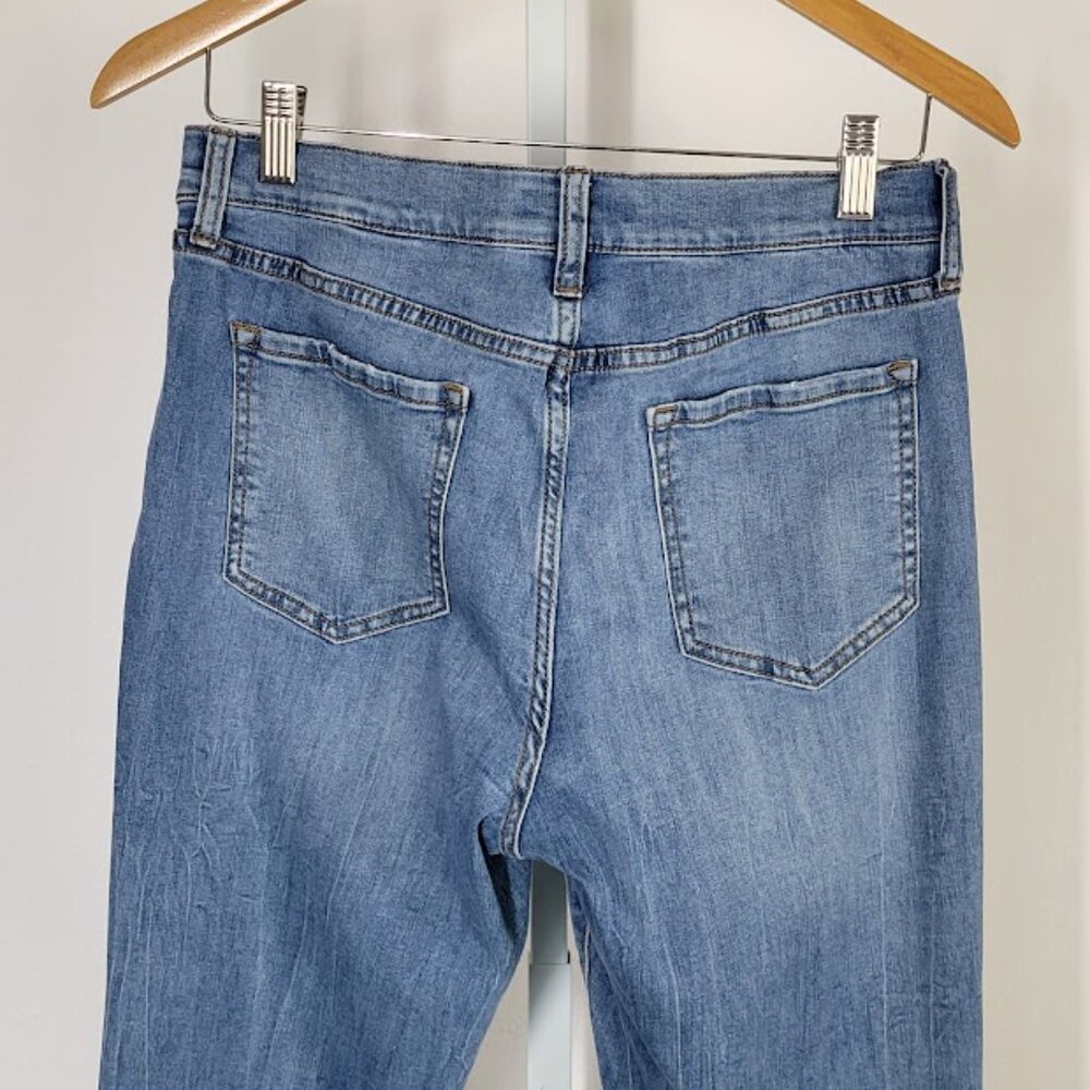 BANANA REPUBLIC  skinny fit distressed denim Sz 29/8 - Picture 6 of 8